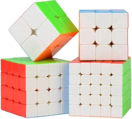 Puzzelkubus – 2x2, 3x3, 4x4, 5x5 - Extra 3x3 Puzzelkubus - Rubiks Cube - MoYu Speed Cube - Gratis 5x Cubestands - Complete Set 8 Puzzelkubus – 2x2, 3x3, 4x4, 5x5 - Extra 3x3 Puzzelkubus - Rubiks Cube - MoYu Speed Cube - Gratis 5x Cubestands - Complete Set - Afbeelding 7