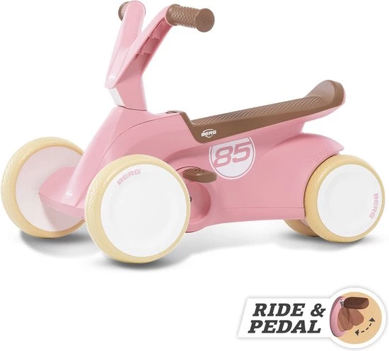 BERG GO? Retro Loopauto - Roze - Voor Kinderen Van 10 Tot 30 Maanden 12 BERG GO? Retro Loopauto - Roze - Voor Kinderen Van 10 Tot 30 Maanden - Afbeelding 10
