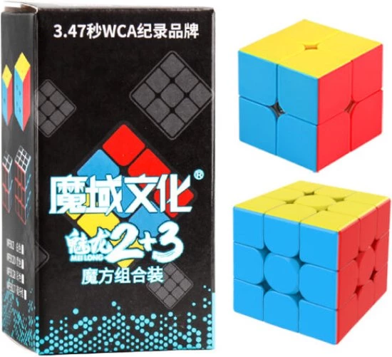 Moyu Meilong 2x2 En 3x3 Pakket - Speedcube 18 Moyu Meilong 2x2 En 3x3 Pakket - Speedcube - Afbeelding 16