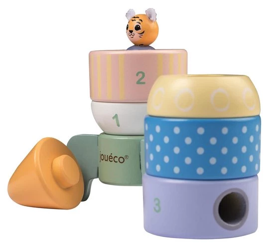 Jouéco Joueco - Stapel Raket 4 Jouéco Joueco - Stapel Raket - Afbeelding 2