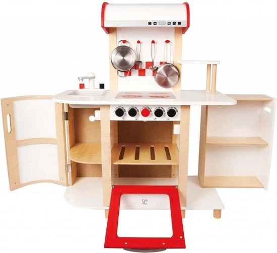 Hape Multifunctionele Houten Keuken 7 Hape Multifunctionele Houten Keuken - Afbeelding 5