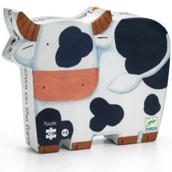 Djeco Puzzel Koe | Voor Kinderen | 24 Stukjes