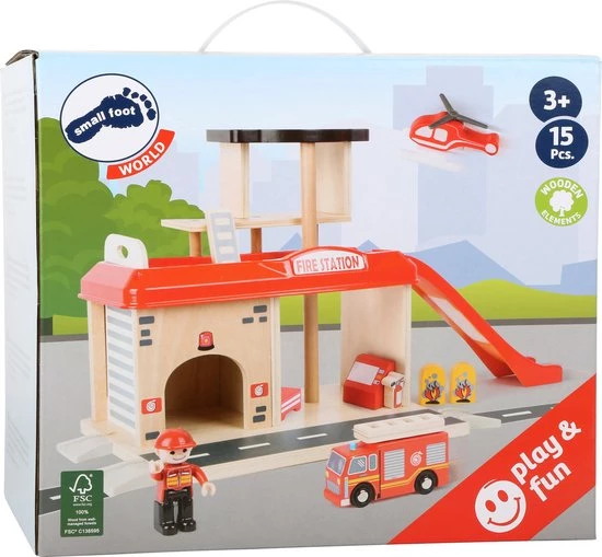 Small Foot Company Brandweer Station 4 Small Foot Company Brandweer Station - Afbeelding 2