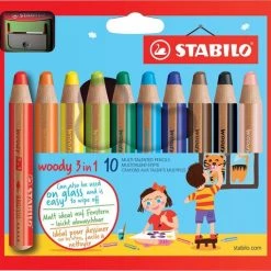 STABILO Woody 3 In 1 - Multi Talent Kleurpotlood - Etui Met 10 Kleuren + Puntenslijper -duurzamer-speelgoed Verkoop 550x509 7