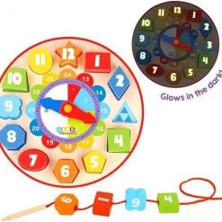 Small Foot Company Educatieve Houten Klok - Leer Klok Kijken! FSC? 100% -gecertificeerd Hout -duurzamer-speelgoed Verkoop 550x510 5