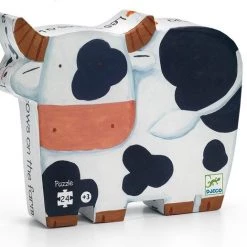 Djeco Puzzel Koe | Voor Kinderen | 24 Stukjes -duurzamer-speelgoed Verkoop 550x517 2