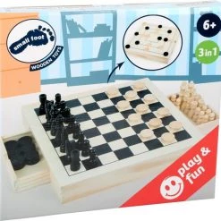 Small Foot Company Small Foot - Chess, Draughts & Nine Men's Morris Game Set 13 Small Foot Company Small Foot - Chess, Draughts & Nine Men's Morris Game Set -duurzamer-speelgoed Verkoop 550x518 6