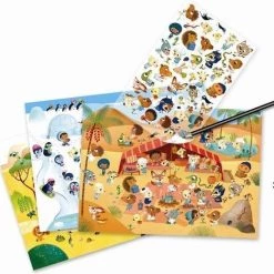 DJECO Stickerset ,Savannah, Woestijn En Noordpool -duurzamer-speelgoed Verkoop 550x519 7