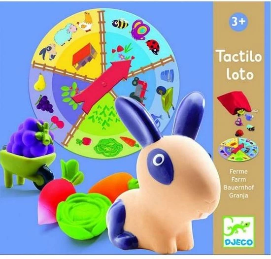 Djeco - Djeco Tactilo Lotto Boerderij 5 Djeco - Djeco Tactilo Lotto Boerderij - Afbeelding 3