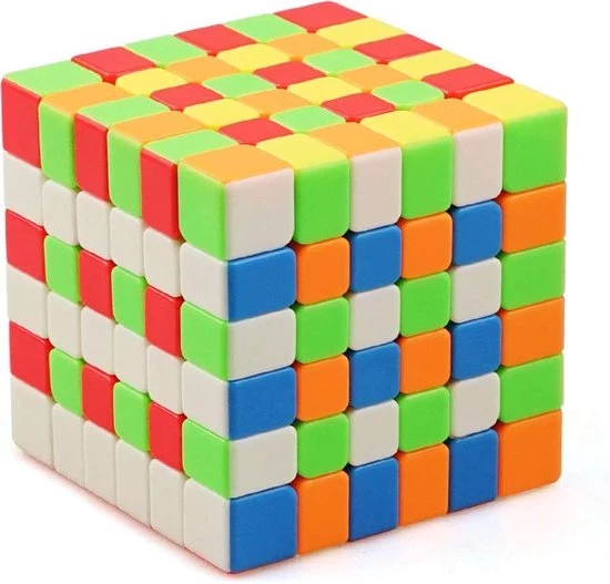 6x6 Speedcube - Puzzel Cube- Stickerless Kubus - Moyu Meilong 6 6x6 Speedcube - Puzzel Cube- Stickerless Kubus - Moyu Meilong - Afbeelding 4