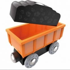 Hape Diesel Goederentrein 5-delig Groen/oranje/zwart 15 Hape Diesel Goederentrein 5-delig Groen/oranje/zwart -duurzamer-speelgoed Verkoop 550x530 3