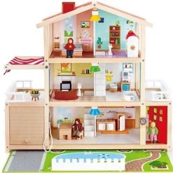 Hape Family Mansion Poppenhuis -duurzamer-speelgoed Verkoop 550x531 4