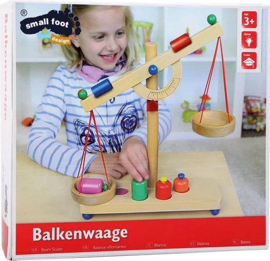 Small Foot Company Weegschaal Met Gewichtjes - Houten Speelgoed Vanaf 3 Jaar 9 Small Foot Company Weegschaal Met Gewichtjes - Houten Speelgoed Vanaf 3 Jaar - Afbeelding 7