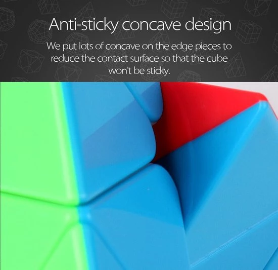 Moyu Meilong Megaminx, Pyraminx, Skewb, Square1 Kado Box 9 Moyu Meilong Megaminx, Pyraminx, Skewb, Square1 Kado Box - Afbeelding 7