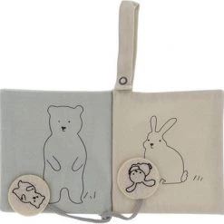 Snoozebaby Ontdek En Doe Boekje Whose Baby - 100% Organic Katoen - Nature Look -duurzamer-speelgoed Verkoop 550x540 6