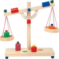 Small Foot Company Weegschaal Met Gewichtjes - Houten Speelgoed Vanaf 3 Jaar