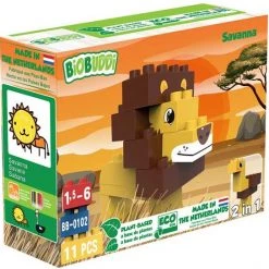 Biobuddi - Biobuddi Blokkenset Wildlife Savanne 11 St -duurzamer-speelgoed Verkoop 550x544 11