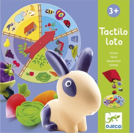 Djeco - Djeco Tactilo Lotto Boerderij 3 Djeco - Djeco Tactilo Lotto Boerderij