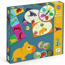 Djeco - Djeco Bingo Memo Domino Dinosauriërs -duurzamer-speelgoed Verkoop 550x547 1