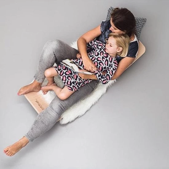 Wobbel XL Blank Gelakt Balansbord Muis 10 Wobbel XL Blank Gelakt Balansbord Muis - Afbeelding 8