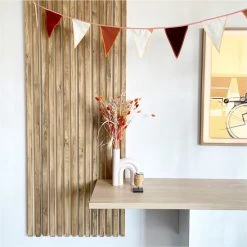 L.A.P. Atelier Vlaggenlijn Terra | 7,5 Meter | Stoffen Vlaggetjes | Duurzaam & Handgemaakt | Terracotta Oranje Wit -duurzamer-speelgoed Verkoop 550x549 45