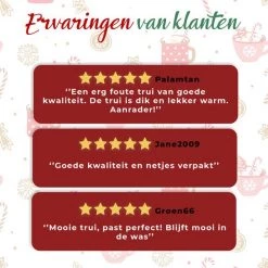 Jule Sweaters Foute Kersttrui Dames & Heren - Christmas Sweater "De Lievelingstrui Van De Kerstman" - 100% Biologisch Katoen - Kerst Trui Mannen & Vrouwen Maat XXXL 17 Jule Sweaters Foute Kersttrui Dames & Heren - Christmas Sweater "De Lievelingstrui Van De Kerstman" - 100% Biologisch Katoen - Kerst Trui Mannen & Vrouwen Maat XXXL -duurzamer-speelgoed Verkoop 550x549 7