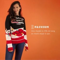 JAP Christmas JAP Foute Kersttrui - Christmas Spirit - Kerstcadeau Volwassenen - Dames En Heren - Kerst - 2XL - Zwart -duurzamer-speelgoed Verkoop 550x550 139