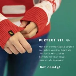 JAP Christmas JAP Foute Kersttrui - Driving Home For Christmas - Kerstcadeau Volwassenen - Dames En Heren - Kerst - M - Rood -duurzamer-speelgoed Verkoop 550x550 203