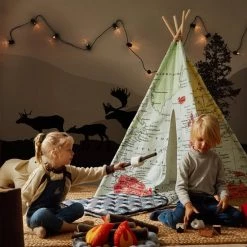 Sunny Wereldkaart Tipi Tent Multikleur Wigwam Speeltent / 100% Katoen / 120 X 120 X 160 / 2 Jaar Garantie -duurzamer-speelgoed Verkoop 550x550 209