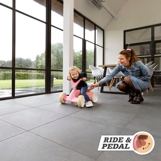 BERG GO? Retro Loopauto - Roze - Voor Kinderen Van 10 Tot 30 Maanden 7 BERG GO? Retro Loopauto - Roze - Voor Kinderen Van 10 Tot 30 Maanden - Afbeelding 5