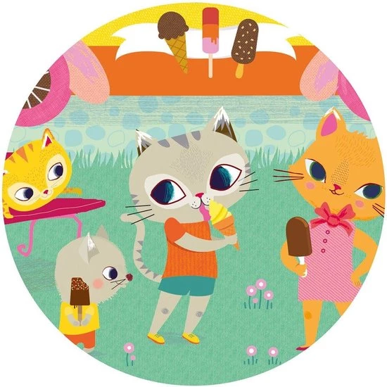 Djeco Puzzel Ijscowagen 4 Djeco Puzzel Ijscowagen - Afbeelding 2