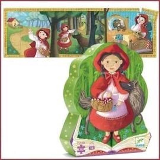 Djeco Puzzel Roodkapje (36 Stukjes) 3 Djeco Puzzel Roodkapje (36 Stukjes)