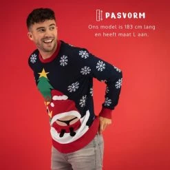 JAP Christmas JAP Foute Kersttrui - Santastring - Kerstcadeau Volwassenen - Dames En Heren - Kerst - XL - Blauw 18 JAP Christmas JAP Foute Kersttrui - Santastring - Kerstcadeau Volwassenen - Dames En Heren - Kerst - XL - Blauw -duurzamer-speelgoed Verkoop 550x550 398