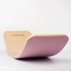Wobbel Pro Wilde Rozen (roze) - Blank Gelakt Houten Balance Board Van 90 Cm Met Roze Ecovilt -duurzamer-speelgoed Verkoop 550x550 518