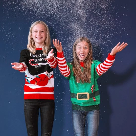 JAP Christmas JAP Foute Kersttrui - Christmas Elf - Kerstcadeau - Voor Kinderen - Kerst - 11/13 Jaar - Groen 10 JAP Christmas JAP Foute Kersttrui - Christmas Elf - Kerstcadeau - Voor Kinderen - Kerst - 11/13 Jaar - Groen - Afbeelding 8