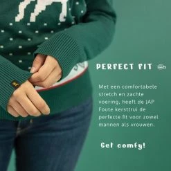 JAP Christmas JAP Foute Kersttrui - Rendier Trio - Kerstcadeau Volwassenen - Dames En Heren - Kerst - 4XL - Blauw -duurzamer-speelgoed Verkoop 550x550 593