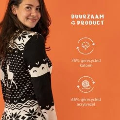 JAP Christmas JAP Foute Kersttrui - Classic One - Kerstcadeau Volwassenen - Dames En Heren - Kerst - 4XL - Zwart -duurzamer-speelgoed Verkoop 550x550 601