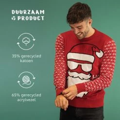 JAP Christmas JAP Foute Kersttrui - Santa Ho Ho Ho - Kerstcadeau Volwassenen - Dames En Heren - Kerst - S - Rood -duurzamer-speelgoed Verkoop 550x550 688