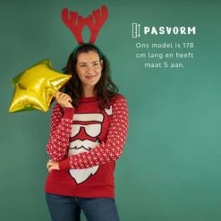 JAP Christmas JAP Foute Kersttrui - Santa Ho Ho Ho - Kerstcadeau Volwassenen - Dames En Heren - Kerst - S - Rood -duurzamer-speelgoed Verkoop 550x550 690