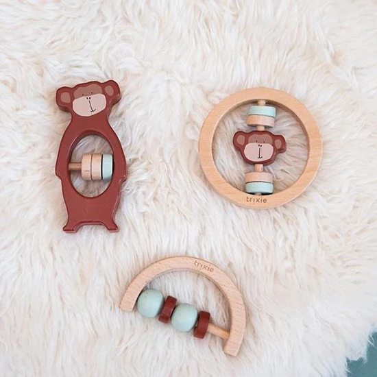 Trixie - Houten Ronde Rammelaar 5 Trixie - Houten Ronde Rammelaar - Afbeelding 3