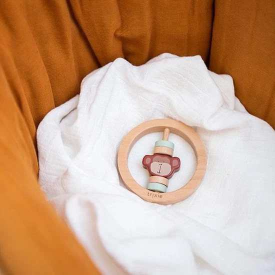 Trixie - Houten Ronde Rammelaar 9 Trixie - Houten Ronde Rammelaar - Afbeelding 7