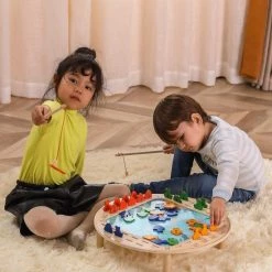 Vigatoys Viga Toys Visspel Junior 45 X 11 Cm Hout 45-delig