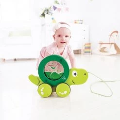 Hape Houten Trekdier Schildpad Groen -duurzamer-speelgoed Verkoop 550x550 912