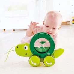 Hape Houten Trekdier Schildpad Groen -duurzamer-speelgoed Verkoop 550x550 916