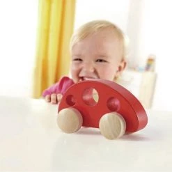 Hape | Houten Mini Bus - Rood -duurzamer-speelgoed Verkoop 550x550 950