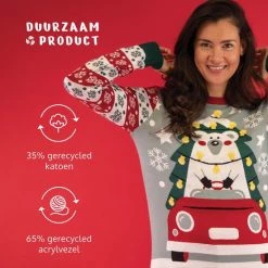 JAP Christmas JAP Foute Kersttrui - Driving Home For Christmas - Kerstcadeau - Voor Kinderen - Kerst - 11/13 Jaar - Blauw -duurzamer-speelgoed Verkoop 550x550 995