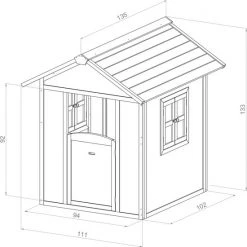AXI Noa Speelhuis In Bruin - Speelhuisje Voor De Tuin / Buiten - FSC Hout - Tuinhuisje Voor Kinderen - 10 Jaar Garantie! 19 AXI Noa Speelhuis In Bruin - Speelhuisje Voor De Tuin / Buiten - FSC Hout - Tuinhuisje Voor Kinderen - 10 Jaar Garantie! -duurzamer-speelgoed Verkoop 550x553 3