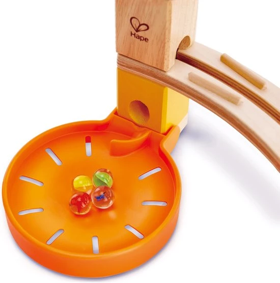 Hape Quadrilla - 2 Opvangbakjes - Knikkerbaan 5 Hape Quadrilla - 2 Opvangbakjes - Knikkerbaan - Afbeelding 3