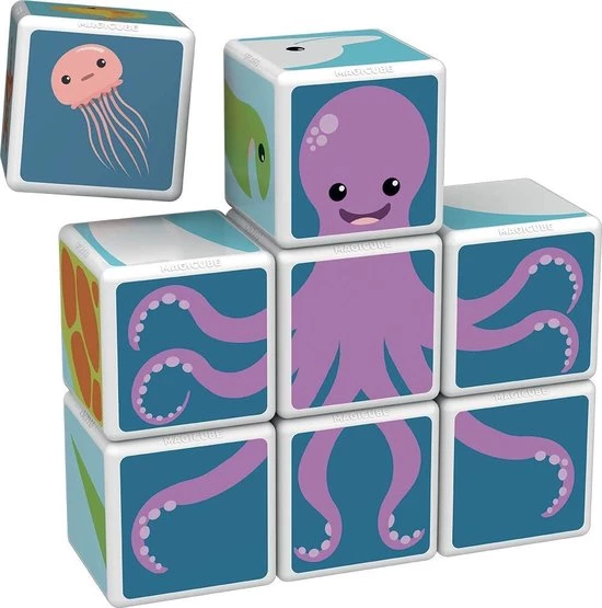 Geomag MagiCube Sea Animals - 14 Delig 9 Geomag MagiCube Sea Animals - 14 Delig - Afbeelding 7