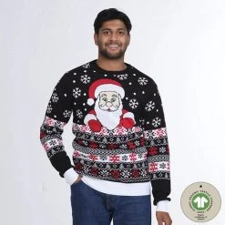 Jule Sweaters Foute Kersttrui Dames & Heren - Christmas Sweater "De Lievelingstrui Van De Kerstman" - 100% Biologisch Katoen - Kerst Trui Mannen & Vrouwen Maat L -duurzamer-speelgoed Verkoop 550x556 11